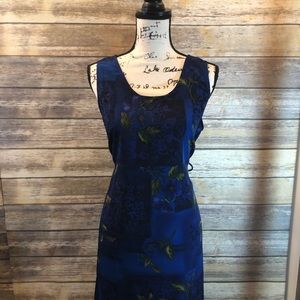 R&K stunning blue floral dress
